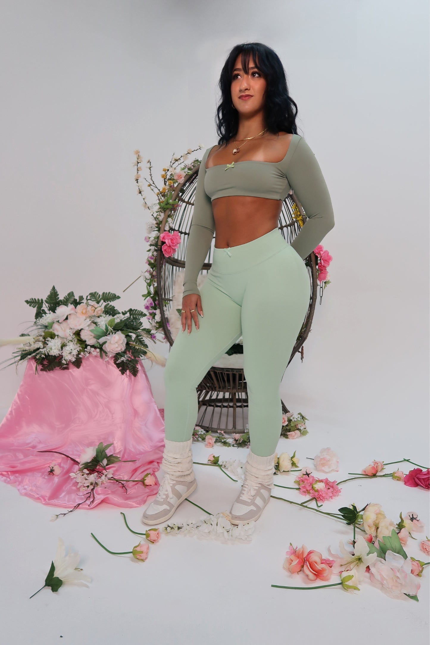 Rosie Leggings - Pistachio
